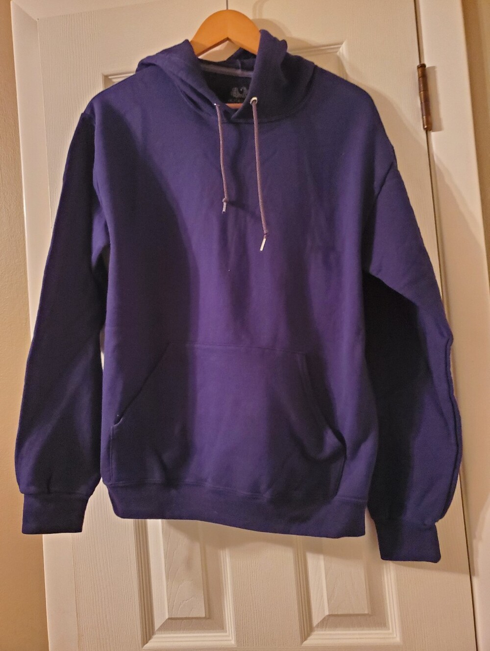 Fruit Of The Loom Men's Pullover Hoodie Sweatshirt - *Navy Blue* Preowned Medium